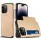  iPhone 14 Pro Max Skal Med Kortfack Guld