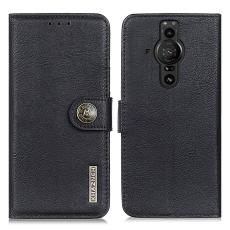 KHAZNEH KHAZNEH Sony Xperia Pro-I Fodral L&auml;der Svart