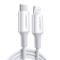 UGREEN Ugreen 1m MFi 18W 3A Lightning - USB-C Kabel - Vit