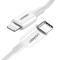 UGREEN Ugreen 1m MFi 18W 3A Lightning - USB-C Kabel - Vit