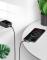 UGREEN Ugreen 2m 3A Elbow USB-C Flätad Nylonkabel - Grå