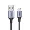 UGREEN Ugreen 2m Micro USB Flätad Nylonkabel - Grå