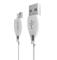 DUDAO Dudao 1m 2.4A Micro USB Laddningskabel - Vit