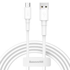 BASEUS Baseus 1m 2.4A Micro USB Laddningskabel - Vit