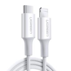 UGREEN Ugreen 1m MFi 18W 3A Lightning - USB-C Kabel - Vit