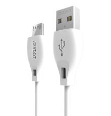 DUDAO Dudao 1m 2.4A Micro USB Laddningskabel - Vit