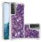  Samsung Galaxy S21 - Shockproof Quicksand Skal - Lila