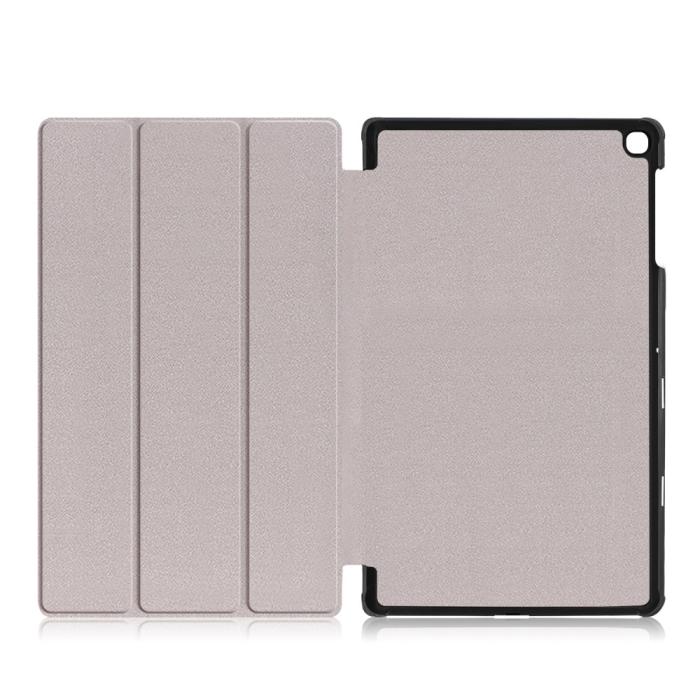 Bild 2,  Samsung Galaxy Tab S5e - Tri-Fold Läder Fodral - Svart
