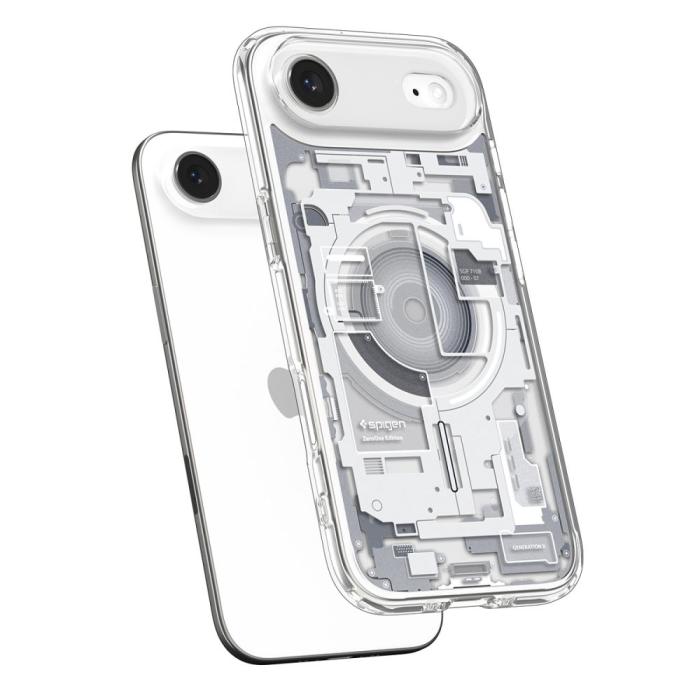 Bild 5, Spigen Spigen iPhone Air Skal MagSafe Ultra Hybrid Zero One Vit