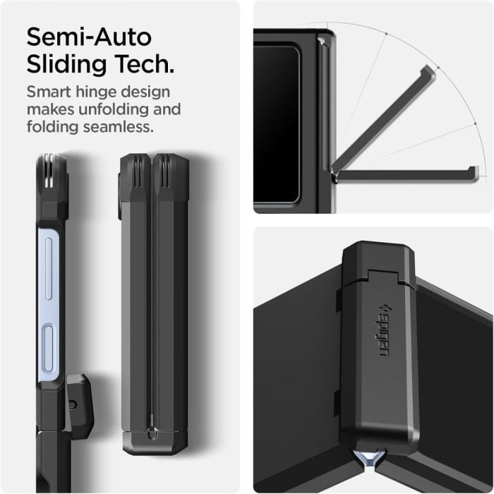 Bild 2, Spigen Spigen Galaxy Z Flip 7 FE / 6 Skal MagSafe Tough Armor Pro Svart