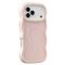  iPhone 17 Pro Max Skal MagSafe Wavy Matt Ljus Rosa