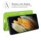  Samsung Galaxy S22 Ultra Fodral Litchi Läder Grön
