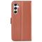 Samsung Galaxy A35 5G Fodral Läder Litchi Brun
