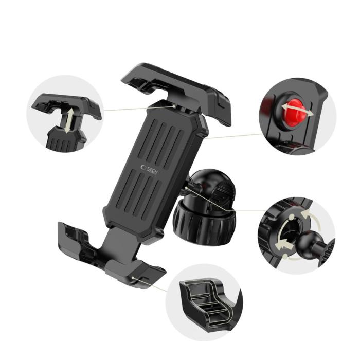 Bild 5, Tech-Protect Tech-Protect Universal Mobilhållare Cykel V6 Svart