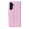  Samsung Galaxy A57 5G Fodral Litchi Läder Ljus Rosa