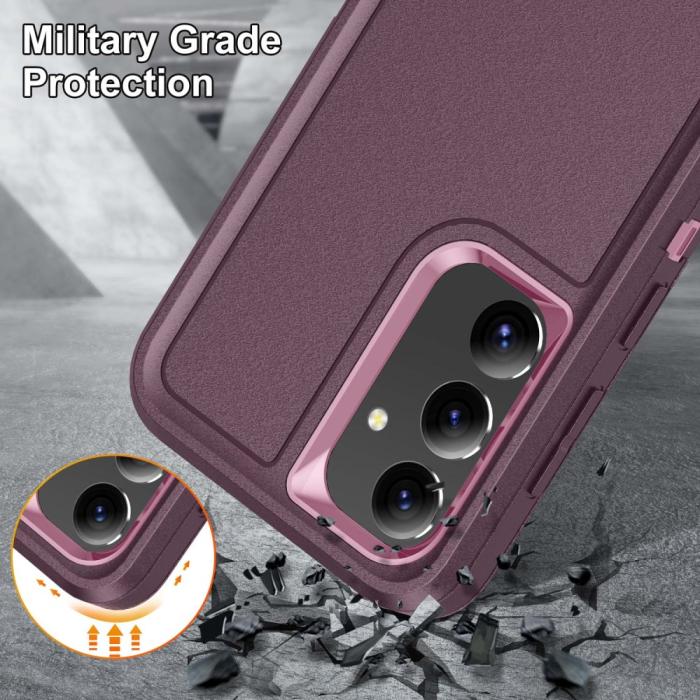 Bild 6,  Samsung Galaxy S25 Skal Extreme Hybrid Kickstand Lila/Rosa