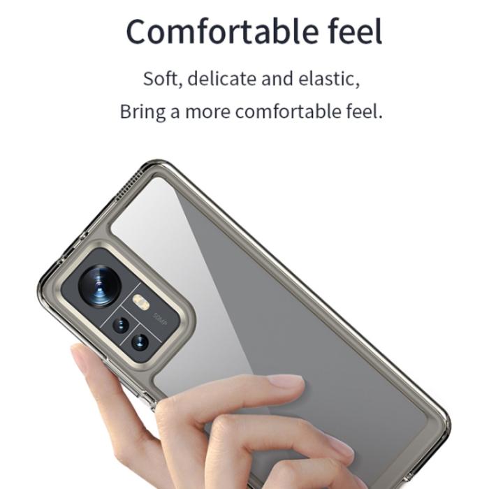 Bild 5,  Xiaomi 12 Skal Hybrid Akryl Transparent/Blå
