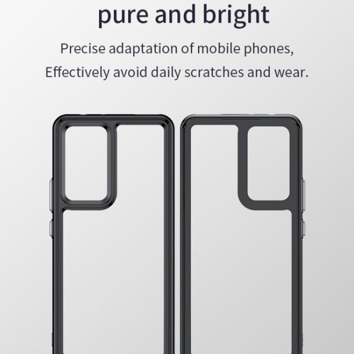 Bild 6,  Xiaomi 12 Skal Hybrid Akryl Transparent/Blå