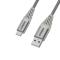OtterBox OtterBox Premium 1m USB-C - USB-A Kabel Nylonflätad Grå