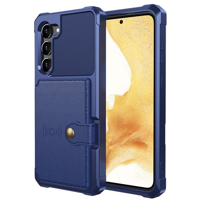 Bild 2,  Samsung Galaxy S23 Skal Med Magnetisk Plånbok Blå