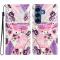  Samsung Galaxy S26 Fodral Med Tryck Lila Marmor
