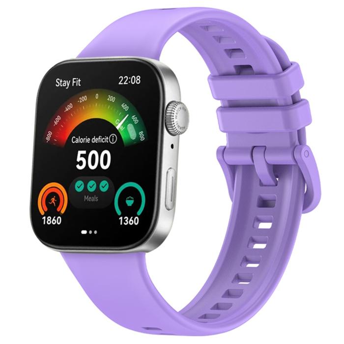 Bild 3,  Huawei Watch Fit 3 Klockarmband Silikon Lila