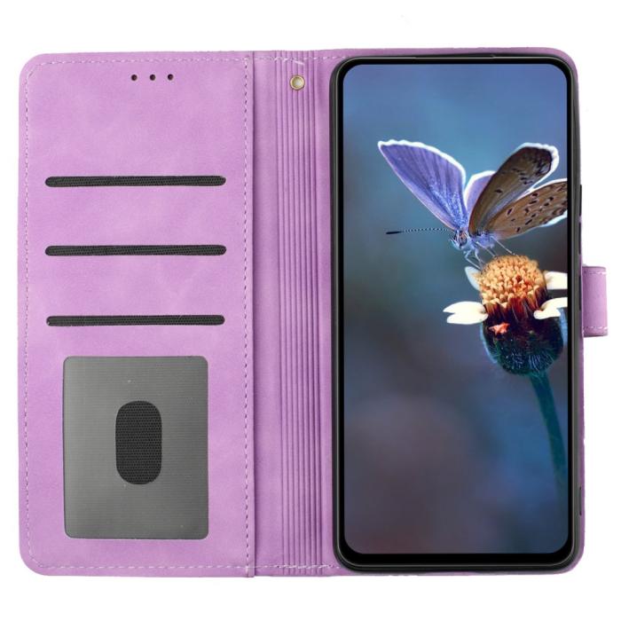 Bild 3,  Samsung Galaxy S24 Ultra Fodral Blommigt Tryck Lila
