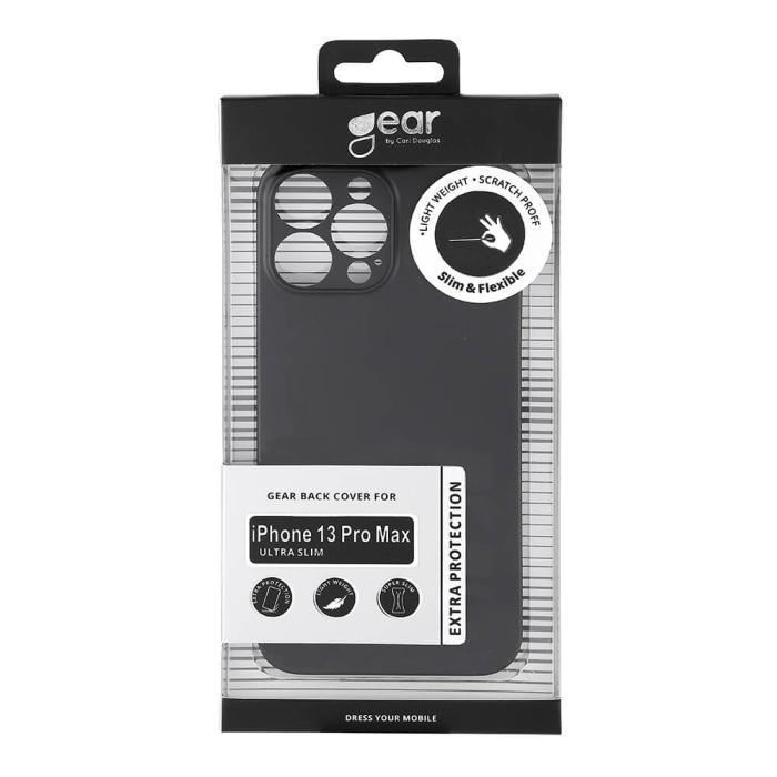Bild 2, Gear GEAR iPhone 13 Pro Max Skal Ultraslim Solid Svart