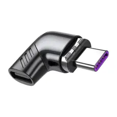 ESSAGER ESSAGER 100W 5A USB-C/USB-C Magnetisk Adapter Svart
