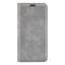  Xiaomi Redmi 15 Fodral Skin Touch Läder Grå