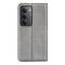 Xiaomi Redmi 15 Fodral Skin Touch Läder Grå