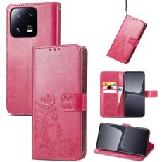  Xiaomi 13 Pro 5G Fodral Med Blommigt Tryck Rosa/R&ouml;d