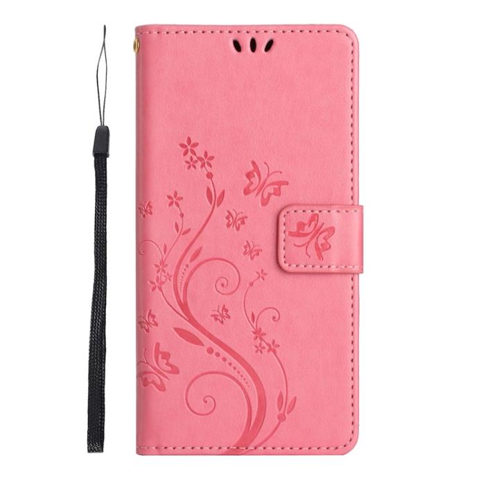 Bild 6,  iPhone 17 Fodral Med Blommigt Tryck Rosa