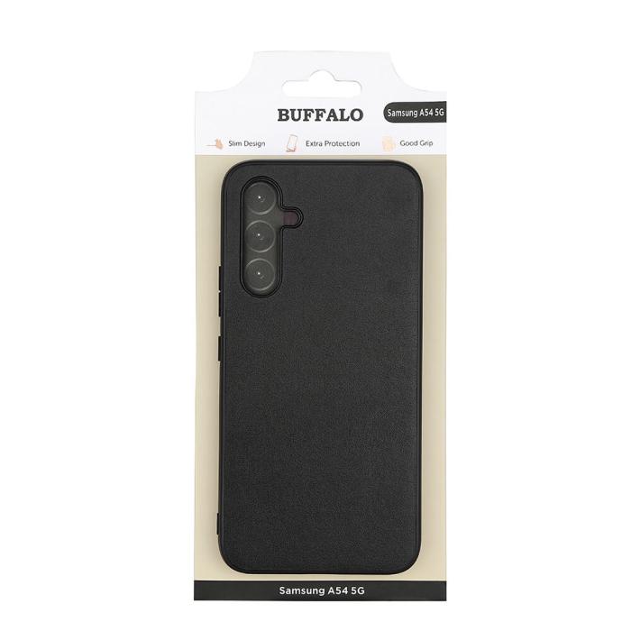 Bild 2, Buffalo Buffalo Galaxy A54 5G Mobilskal PU Läder Svart
