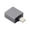 DisplayPort Hona till Mini DisplayPort Hane Adapter Grå