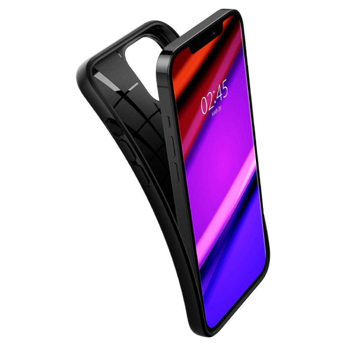 Bild 3, Spigen iPhone 12 / 12 Pro - Spigen Core Armor Skal - Svart