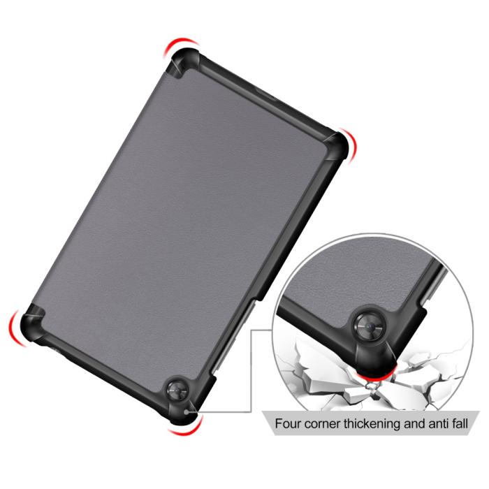 Bild 5,  Lenovo Tab M7 - Slimfit Tri-Fold Fodral - Grå