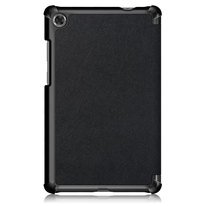 Bild 3,  Lenovo Tab M8 2nd Gen (HD) Litchi Tri-Fold Fodral Svart