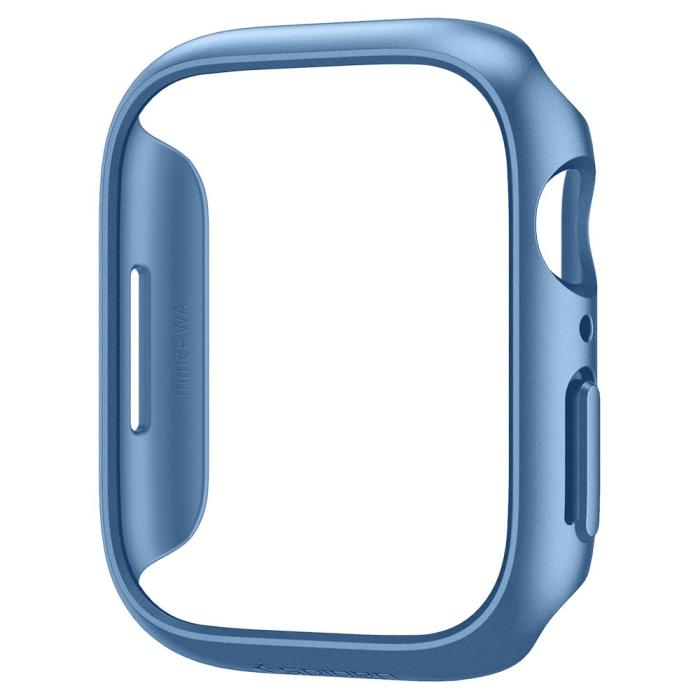 Bild 2, Spigen Spigen Apple Watch 7/8 45 mm Skal Thin Fit Blå