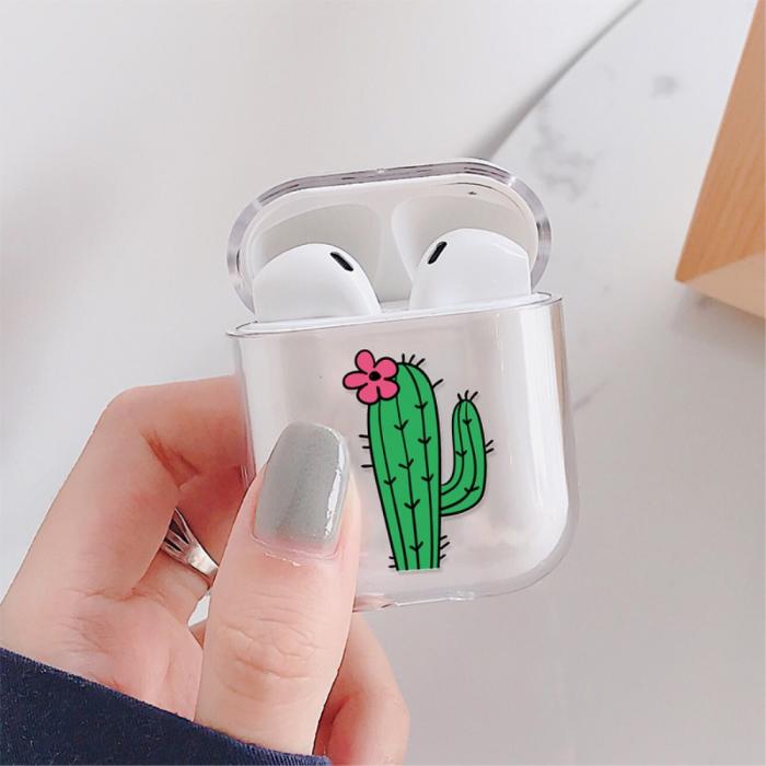 Bild 2,  AirPods skyddsskal med motiv - Kaktus