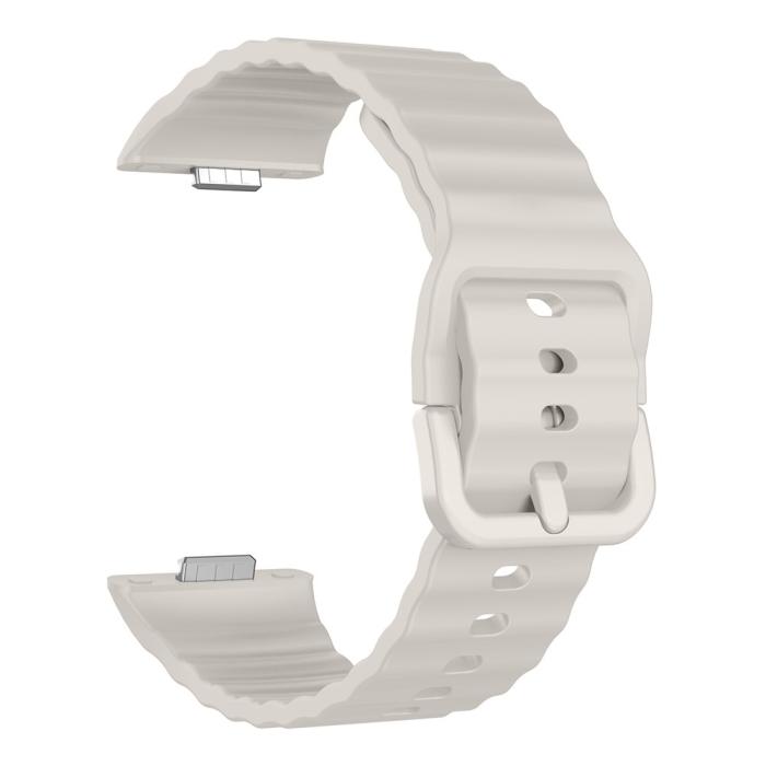 Bild 3, KALEBOL KALEBOL Huawei Watch Fit 4 Pro/4/3 Armband Wave Silikon Starlight