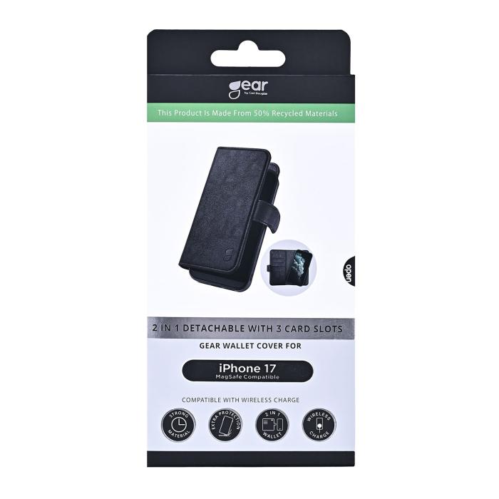 Bild 5, Gear Gear iPhone 17 2in1 MagSafe Magnet Fodral / Skal Svart