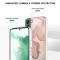  Samsung Galaxy S23 Plus Skal Marmor TPU Rosa
