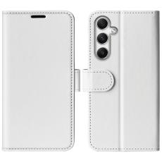  Samsung Galaxy A35 5G Fodral Crazy Horse L&auml;der Vit