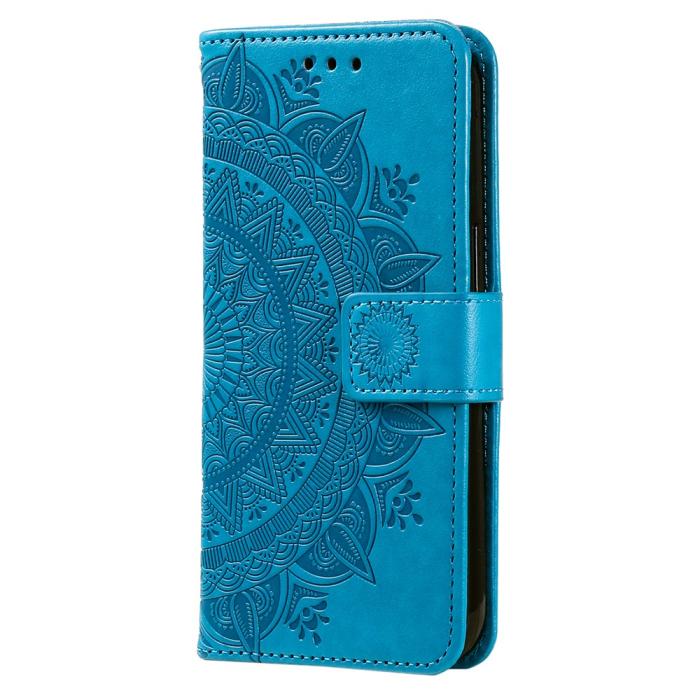 Bild 5,  Sony Xperia 1 VII Fodral Mandala Läder Blå