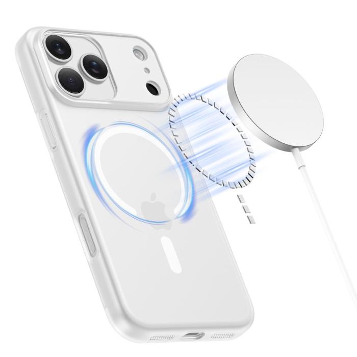 Bild 2, Tech-Protect Tech-Protect iPhone 17 Pro Max Skal MagSafe MagSlim Matt Vit