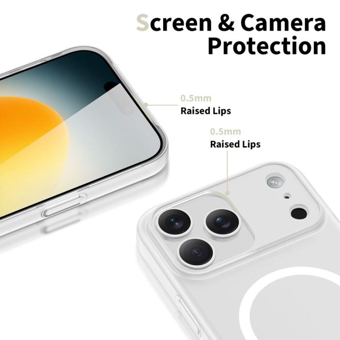Bild 3, Tech-Protect Tech-Protect iPhone 17 Pro Max Skal MagSafe MagSlim Matt Vit