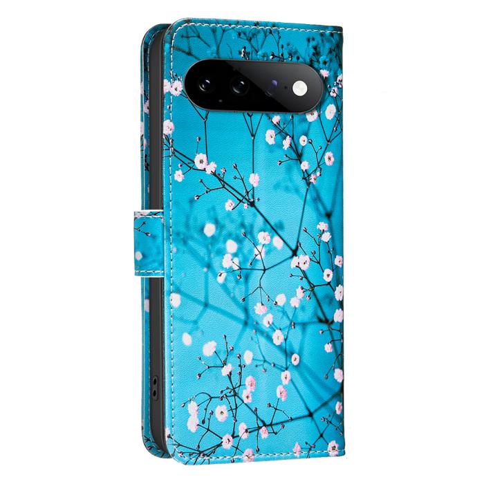 Bild 3,  Google Pixel 11/11 Pro Fodral Läder Med Tryck Blommor