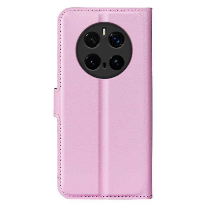 Bild 6,  Honor Magic7 Pro Fodral Litchi Läder Ljus Rosa