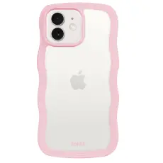 holdit holdit iPhone 12/12 Pro Skal Wavy Pink Transparent